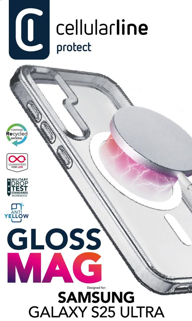 CellularLine Gloss Mag Schutzhülle S25 Ultra MagSafe