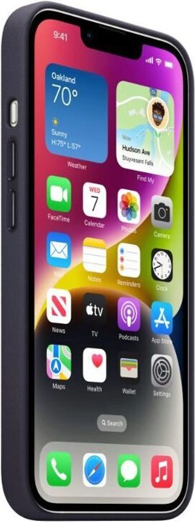 APPLE iPhone 14 kožené pouzdro s MagSafe - Ink Zdjęcie produktu 4