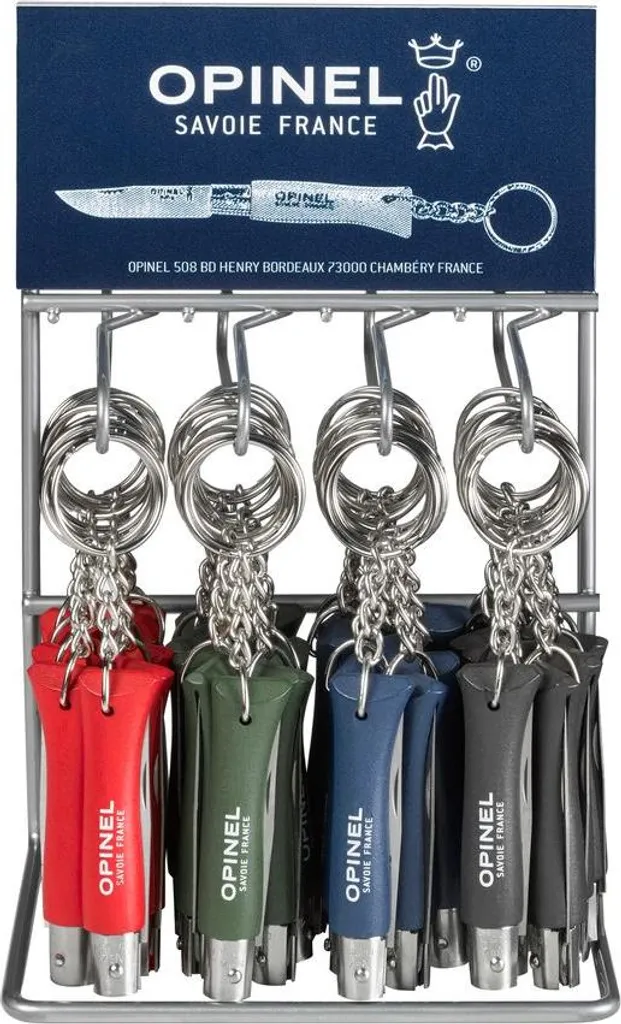Organisez votre Vitrine avec le Présentoir pour 36 Couteaux Porte-clés N°4