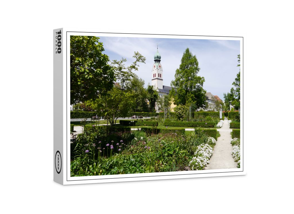 raxxa Premium-Puzzle "Riedergarten Rosenheim Bayern", 1000 Teile
