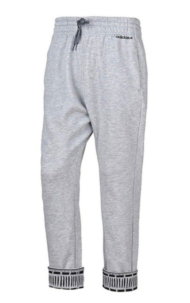 adidas SC RU H TP NEO Herren Stoffhose Hose Pants , Baumwolle , Z49545 , Grau , Gr: L