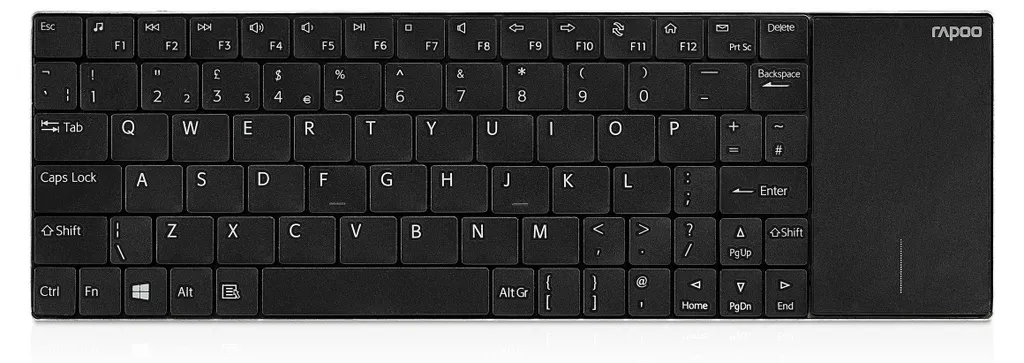 Fini la Souris dans le Salon avec le Clavier Rapoo E2710 Touchpad Intégré - 2