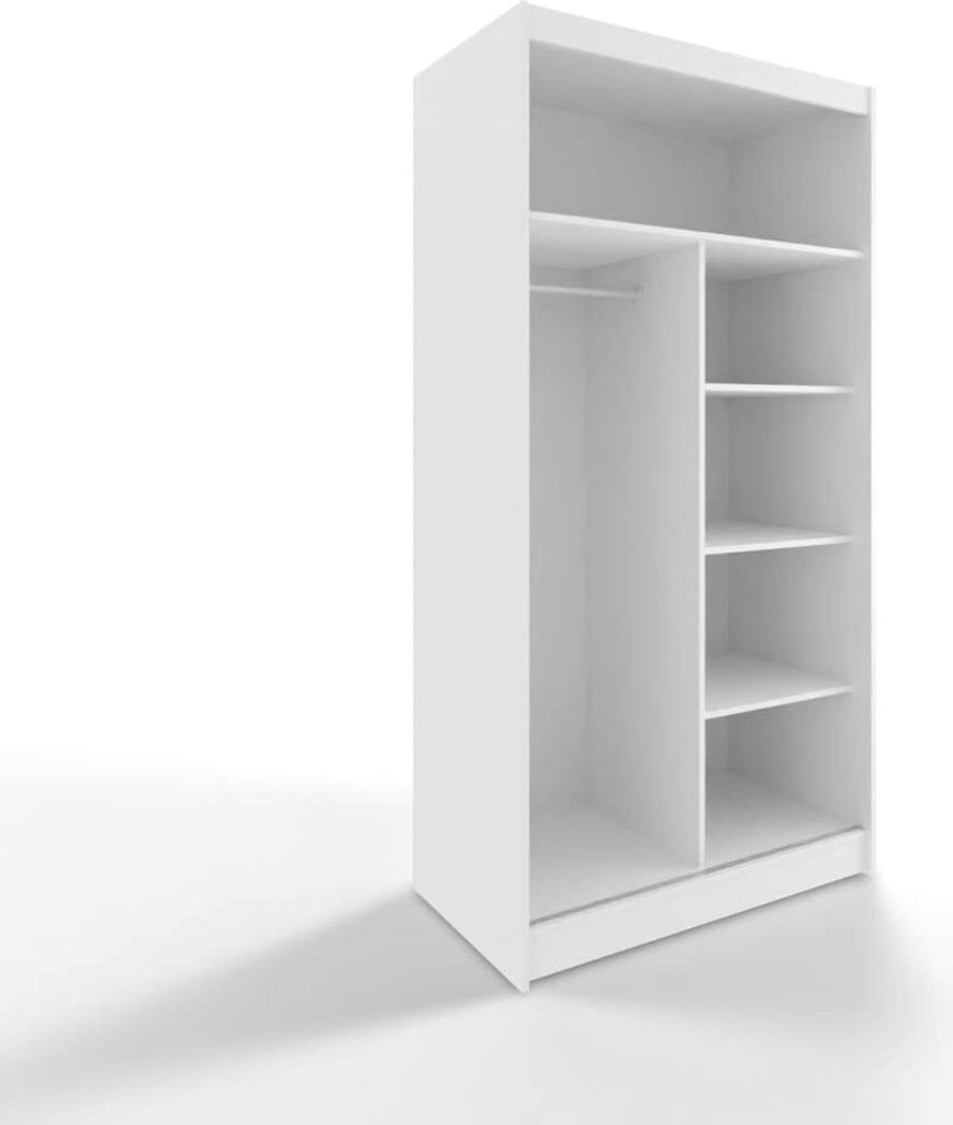 ML Furniture D3 Schiebetüren Kleiderschrank 100 cm mit Produktbild 5