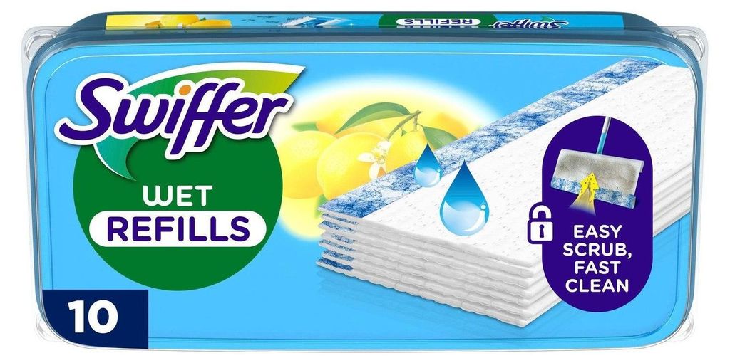 Bodenreinigungstücher 10 feucht mit Zitrusduft Produktbild 