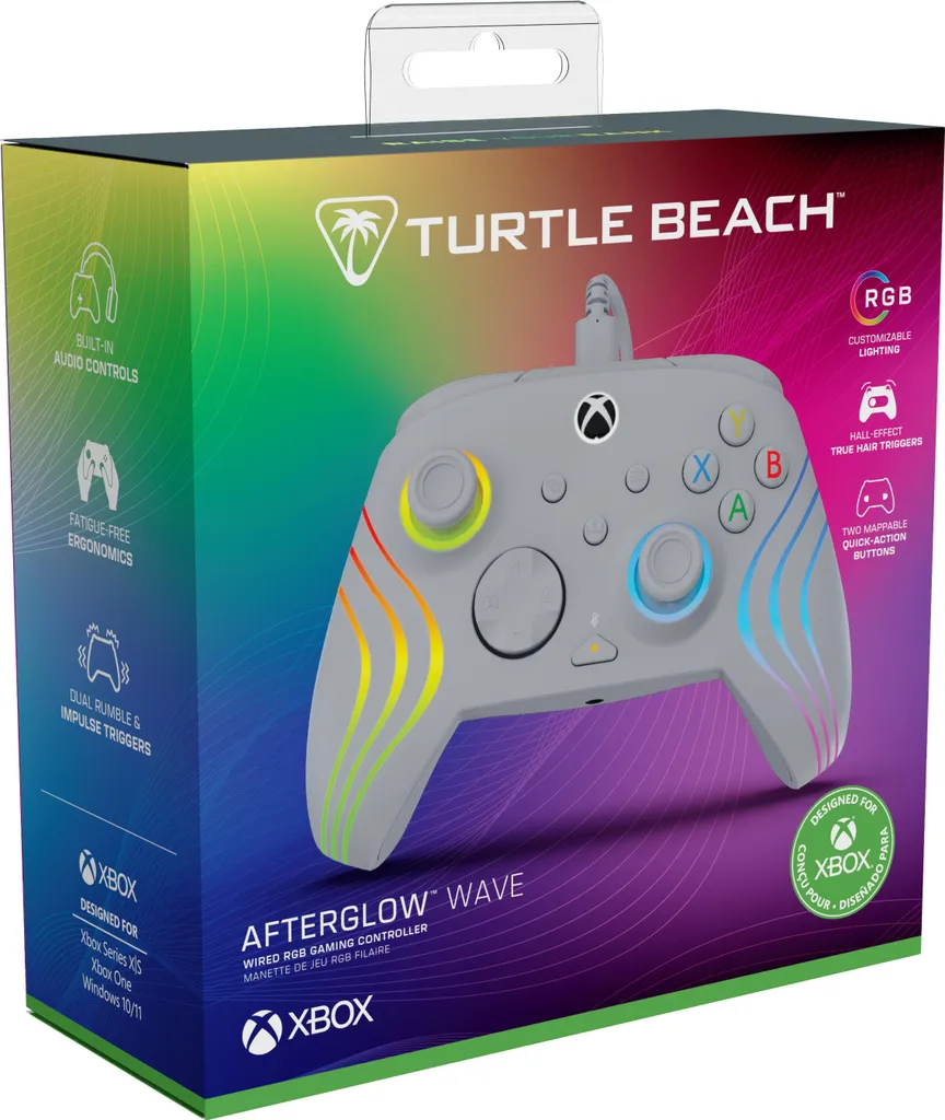 Turtle Beach Afterglow Wave Controller Xbox Series X|S PC | RGB Cablato - 3