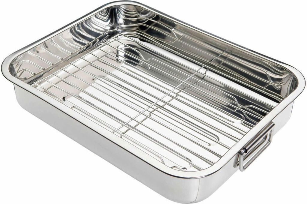 Bratentopf mit Rost, 27x20x5,5cm - KitchenCraft Produktbild 