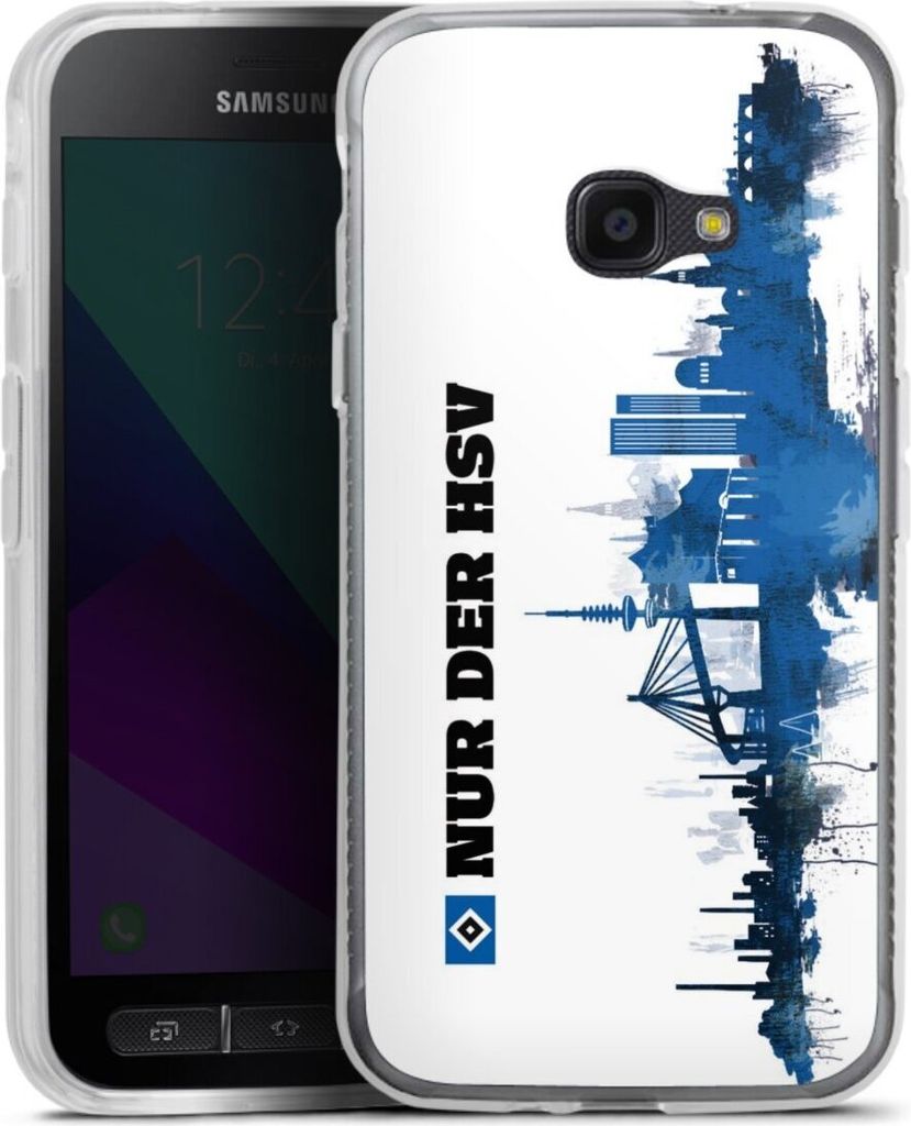 DeinDesign Handyhülle für Samsung Galaxy Xcover 4 Silikon Hülle Case Smartphone Schutzhülle Bundesliga HSV Offizielles Lizenzprodukt