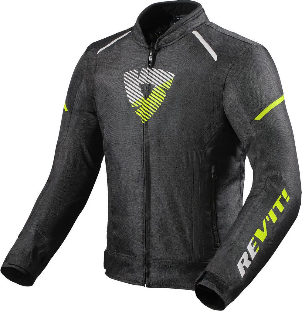 Rev'it! Sprint H2O Black/Neon Yellow XL Textiljacke