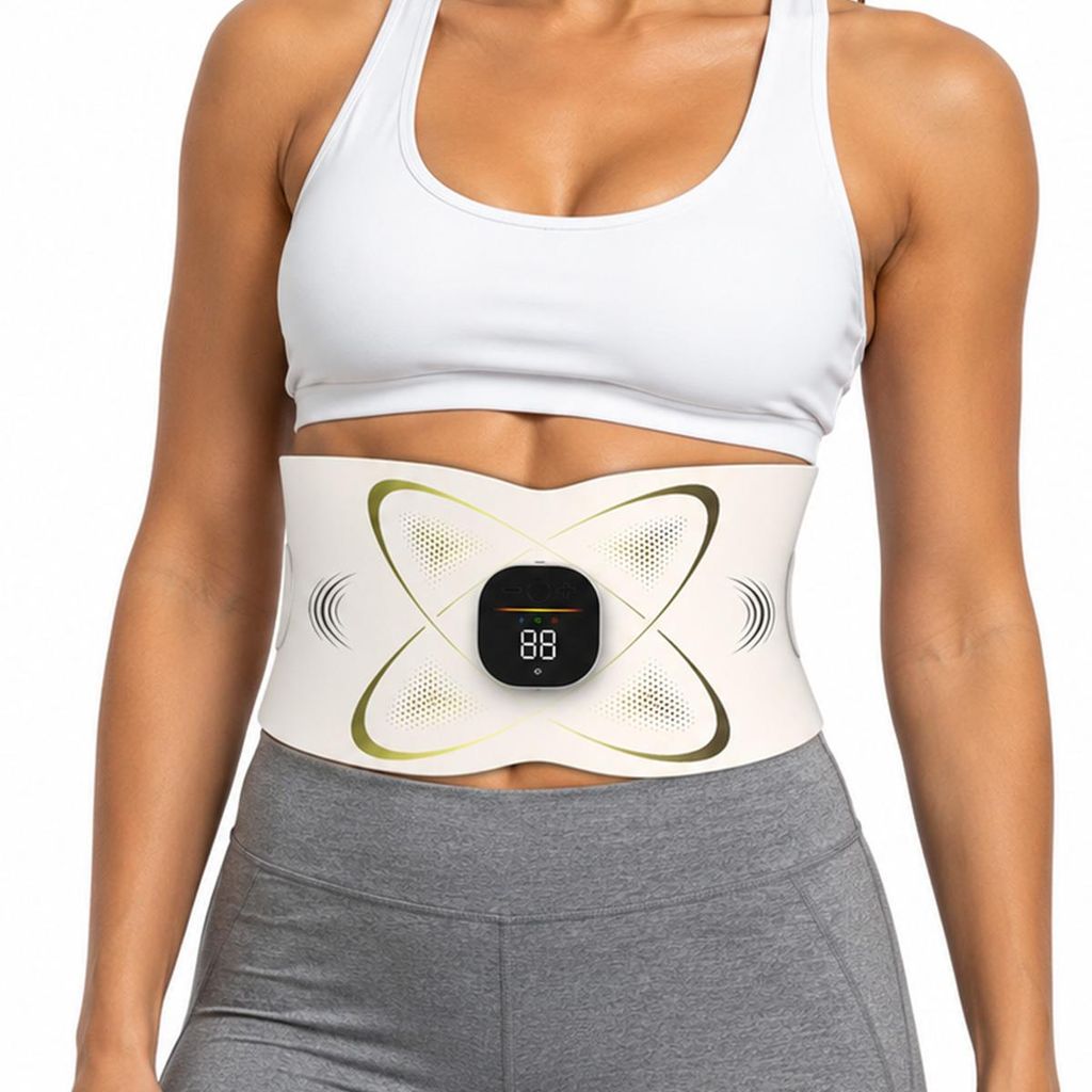 EMS Bauchmuskeltrainer mit Wärmefunktion, kabelloser Produktbild 