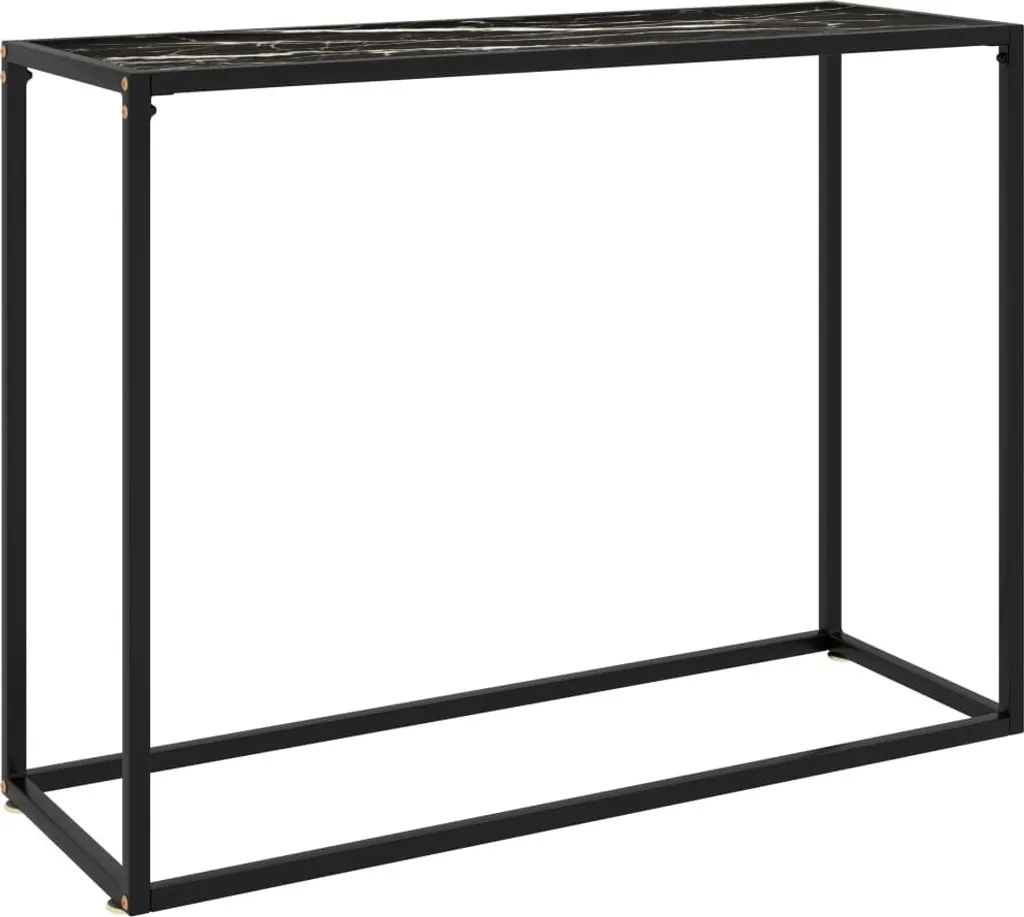 Tavolo consolle durevole nero 100x35x75 cm in vetro temperato - Tavoli consolle Octo3254603 1parto