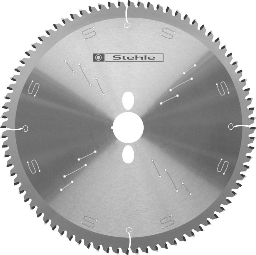 Stehle HW NE-Negativ NE Kapp-Kreissägeblatt 235x2,8x30mm Z=64 TR-F | negativer Trapez-Flachverzahnung für Kapp- und Gehrungsschnitte in Aluminium...