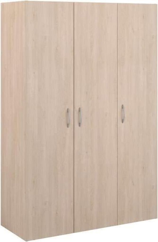 Armoire de chambre à coucher - EASY LIFE - Chêne - 3 portes Image du produit 
