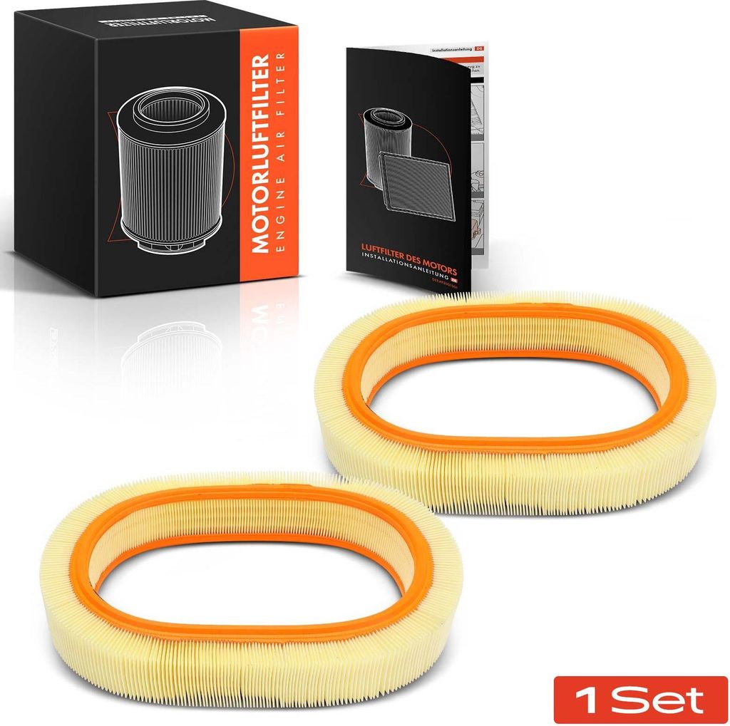 Frankberg 2x Luftfilter Filtereinsatz für Mercedes-Benz W126 R107 W116 C107 W463 75-94