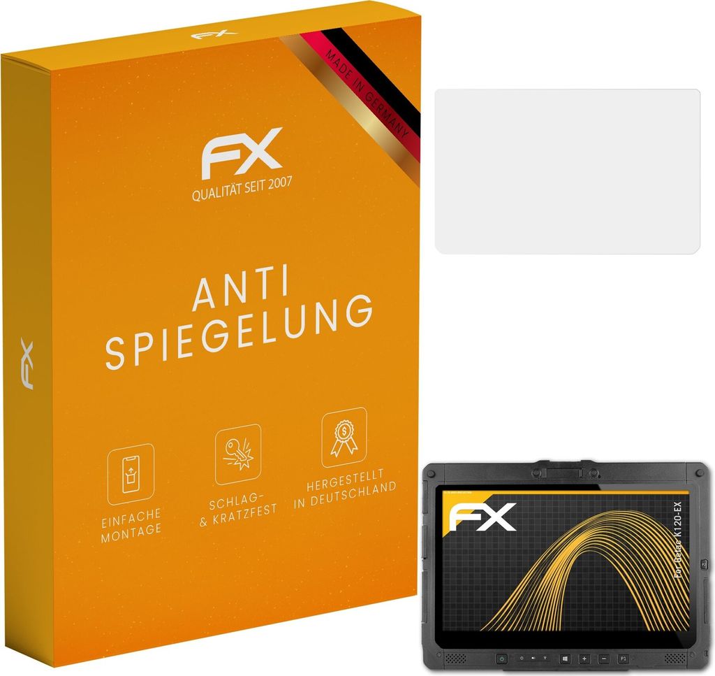 atFoliX FX-Antireflex 2x Schutzfolie kompatibel mit Getac K120-EX Displayfolie