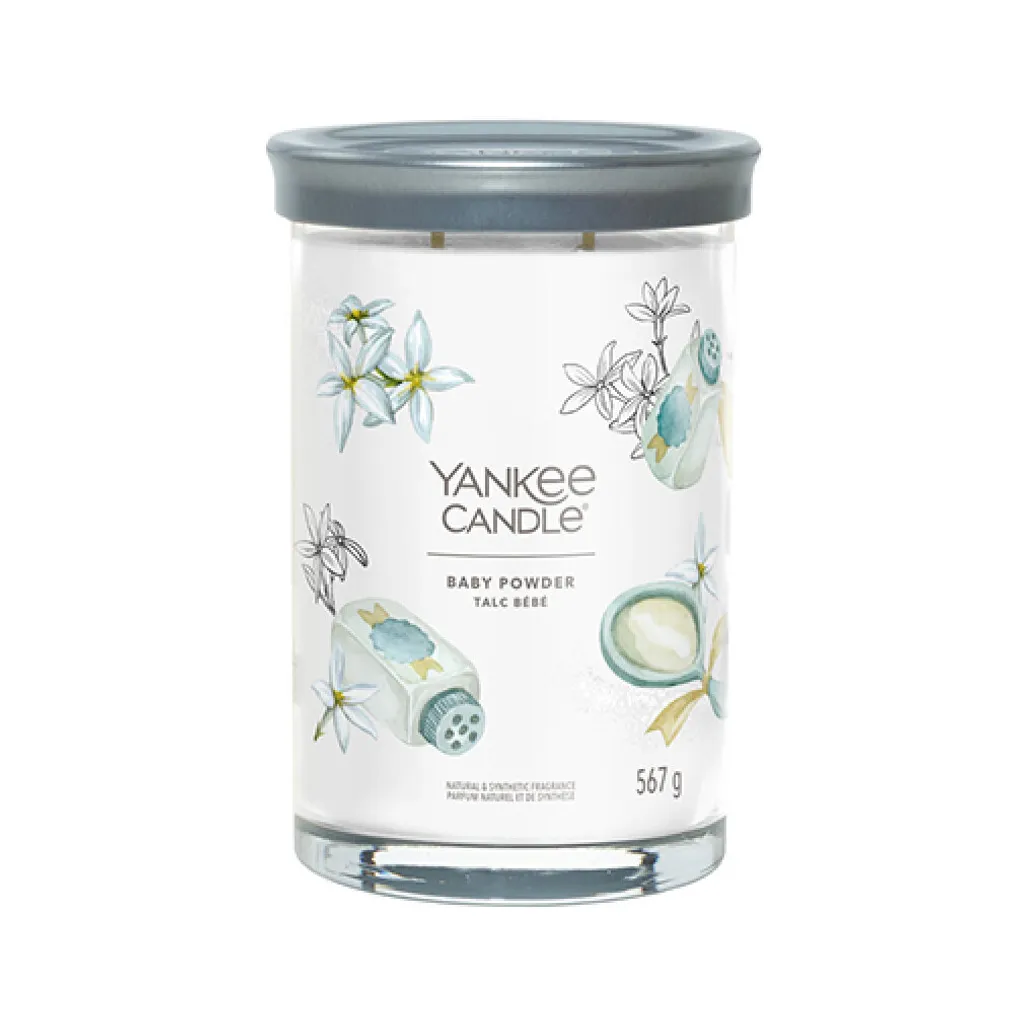 Bougie Parfumée Intérieur Baby Powder Yankee Candle pour la Détente