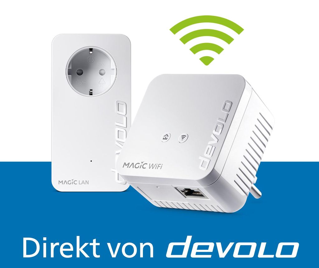 devolo Magic 1 WiFi mini Powerline Amplificateur WLAN 2x Image du produit 