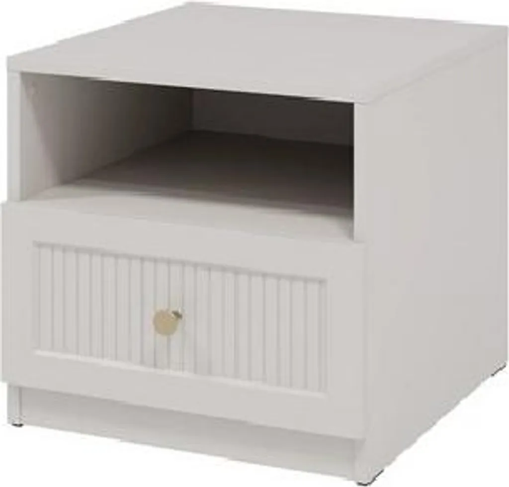 Table de chevet SALTIVILLE cachemire - Robuste et facile à assembler