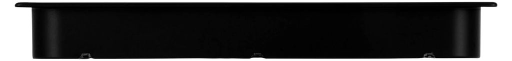 Einlassbeschlag Muschelgriff Metall Uni Schwarz Matt LA 96 mm 1 Stück