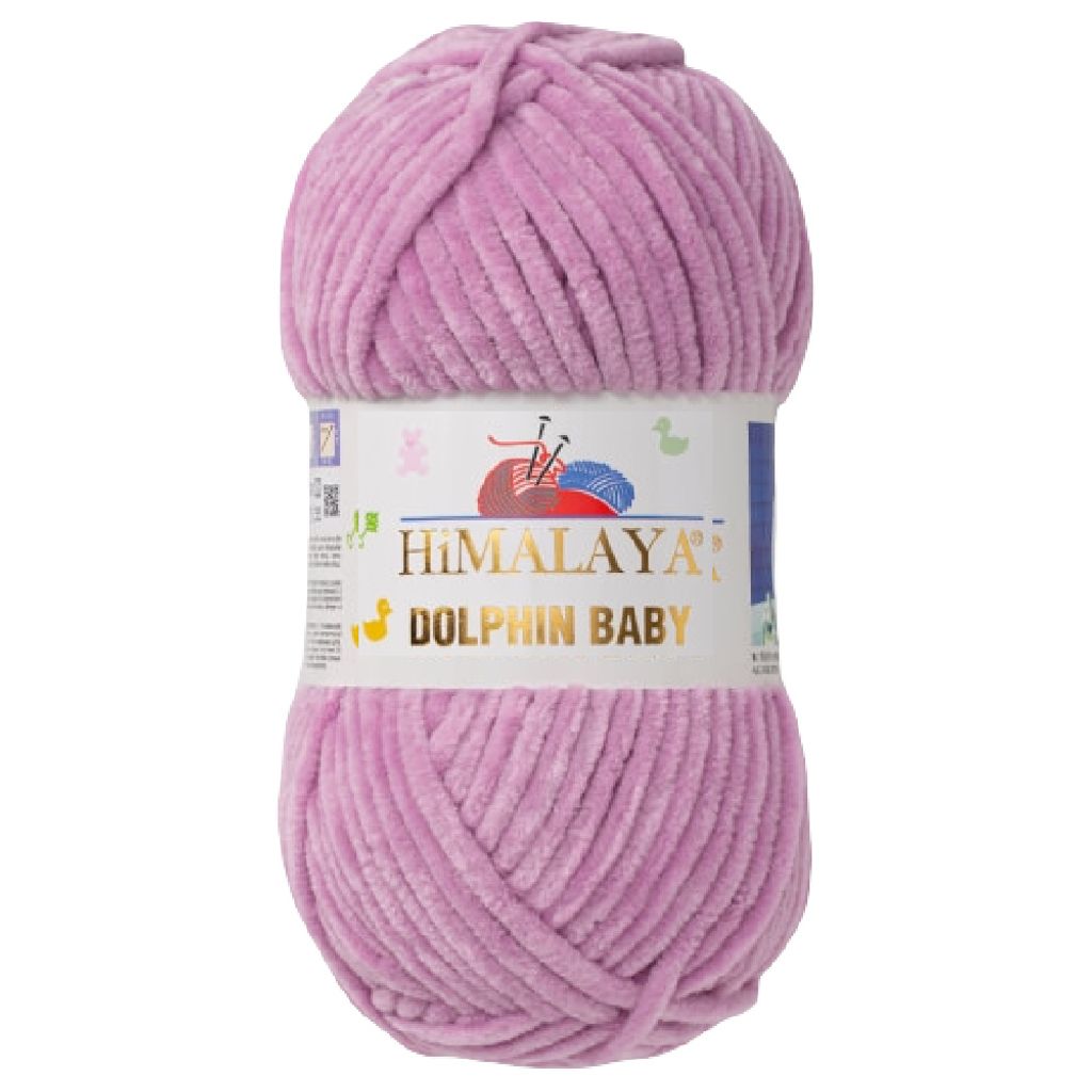 Himalaya Dolphin Baby Chenille Yarn, Lilac - 80334