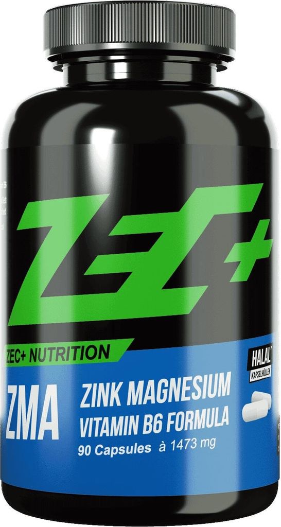 ZEC+ Zink Kapseln ZMA mit Zink + Magnesium + Vitamin B6 90 Stück