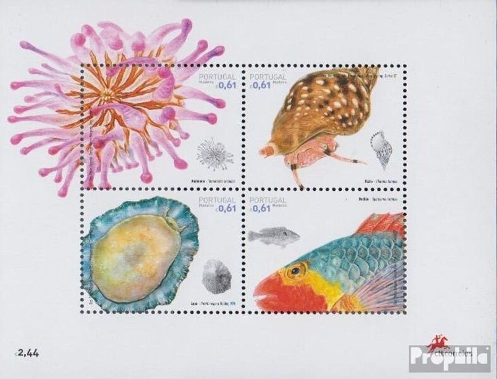 Briefmarken Portugal - Madeira 2007 Mi Block36 Produktbild 