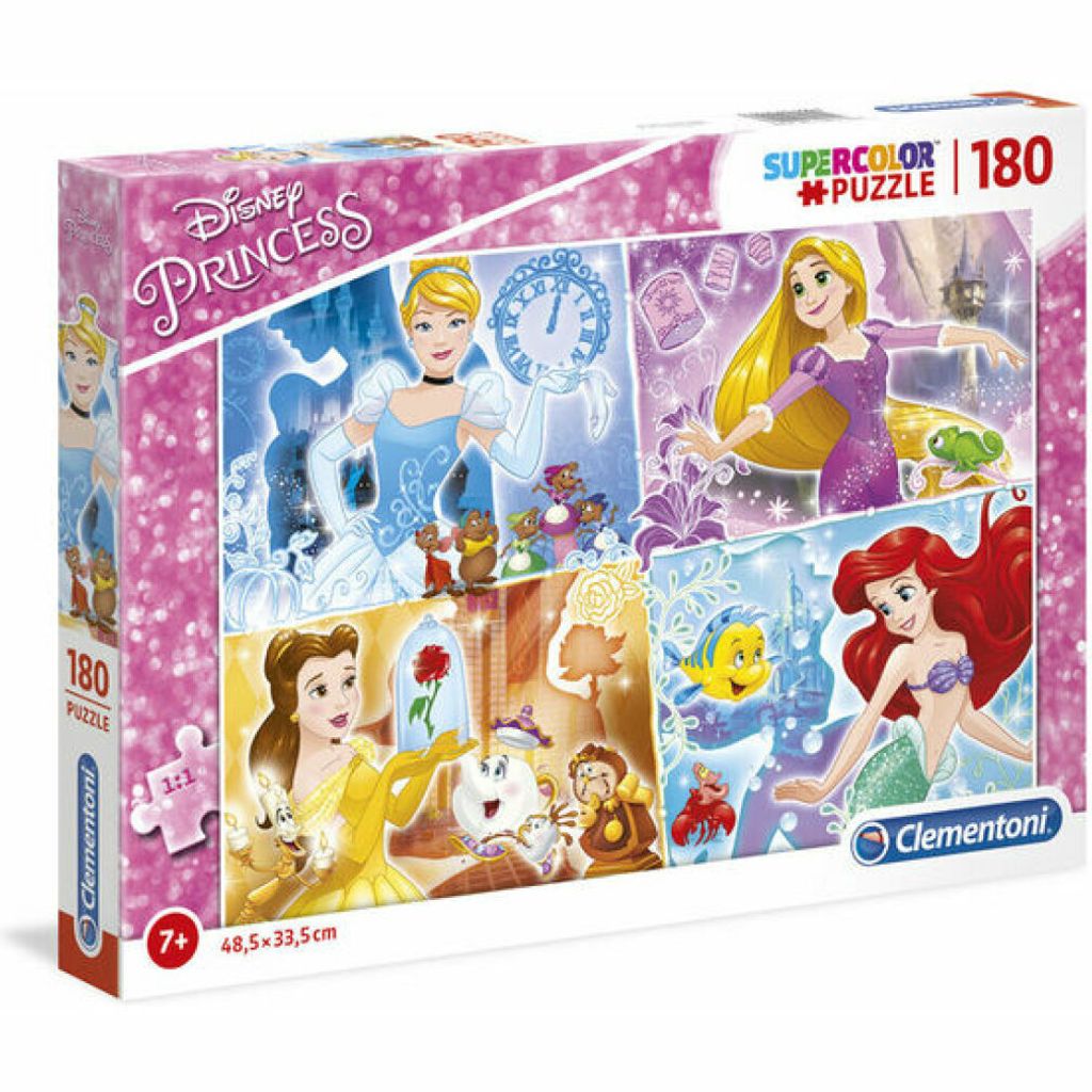 Clementoni Disney Princess, 180 kusů, Kreslené filmy, 7 Obrázek produktu 