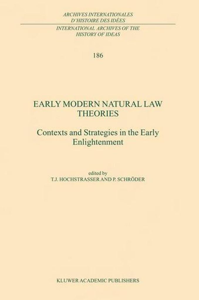 Early Modern Natural Law Theories
