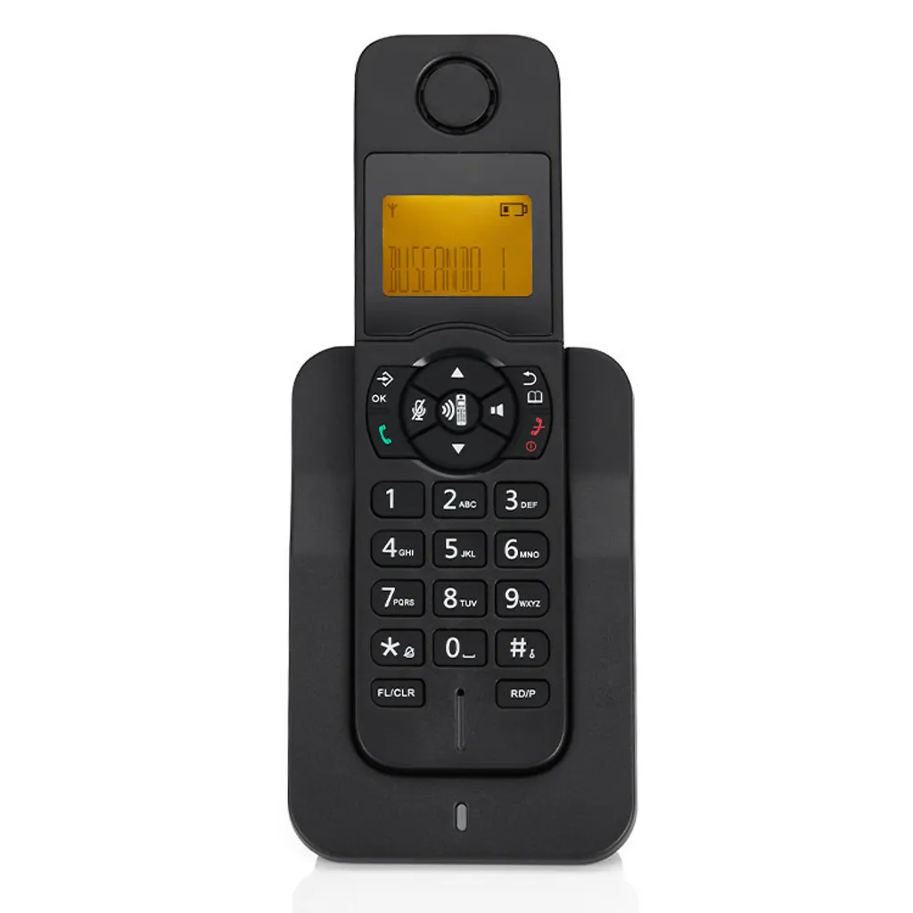 Téléphone sans fil ZELURXX avec socle de recharge noir, 16cm - Maison