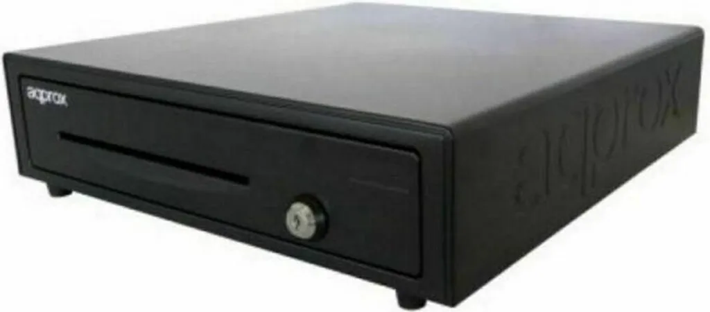 Cassetto per contanti AppCASH01/ Manuale e automatico/ Nero