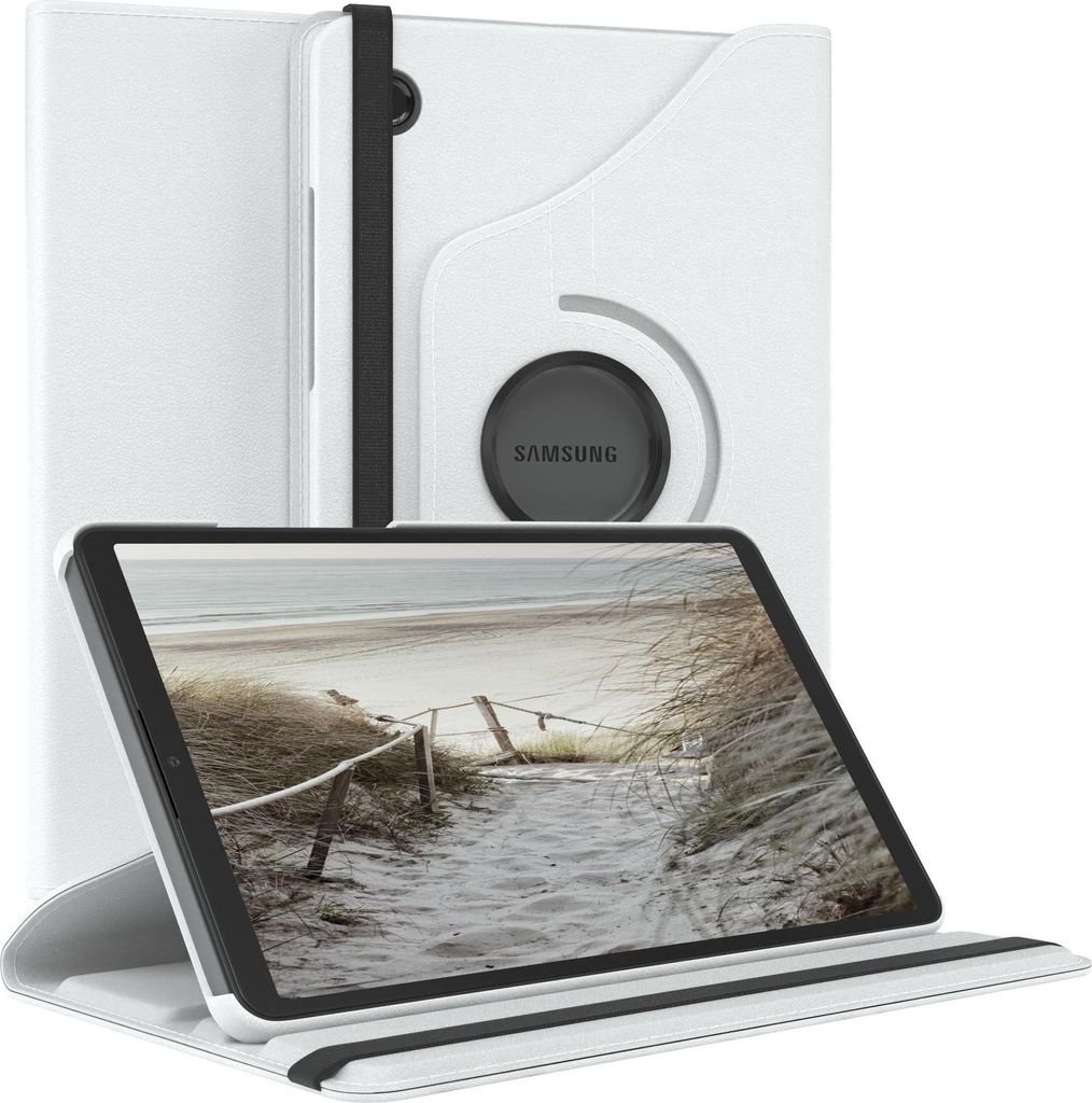EAZY CASE - Tablet Hülle für Samsung Galaxy Tab A11 Schutzhülle, Tablet Case 360° drehbar in Weiß