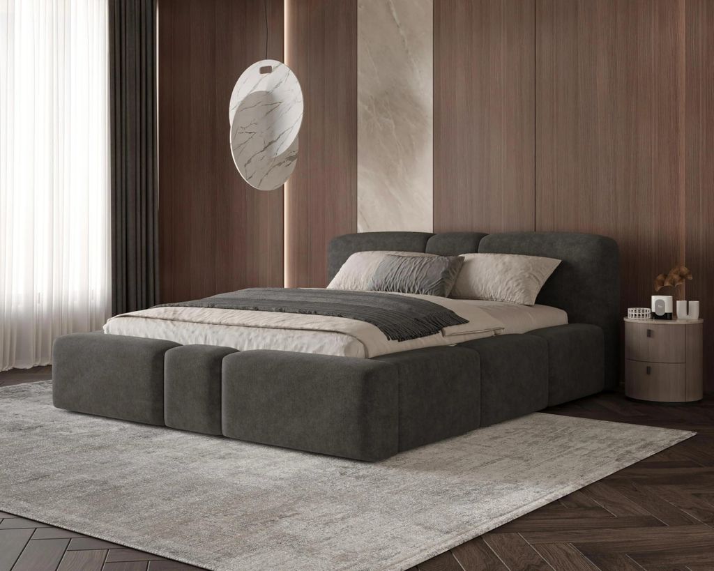 Chilly Möbel Design Bett Monte - Polsterbett mit stabilem Produktbild 