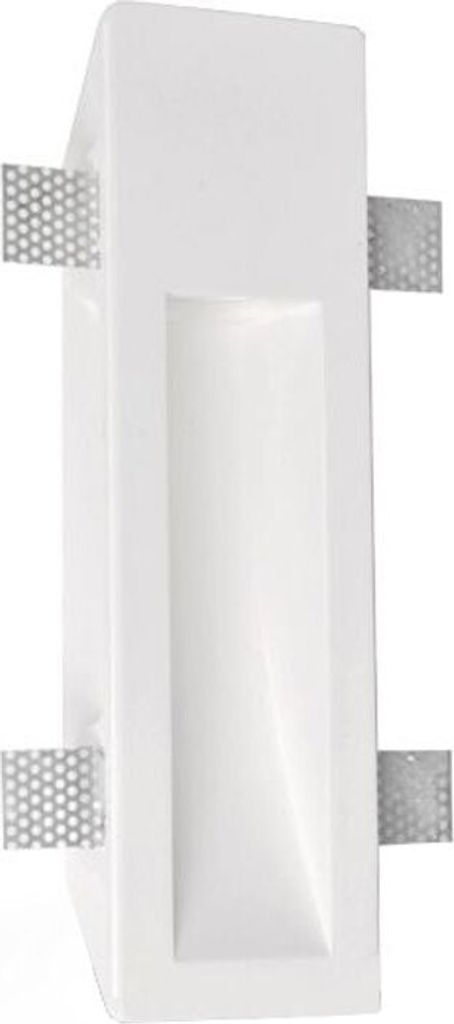 ISOLED Gips-Wand-Einbauleuchte, länglich, GU10, große Produktbild 