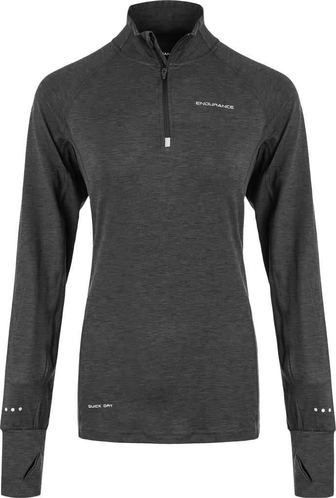 ENDURANCE Funktionsshirt CANNA V2 PERFORMANCE mit innovativer QUICK DRY Technologie 1111 Black Melange 46