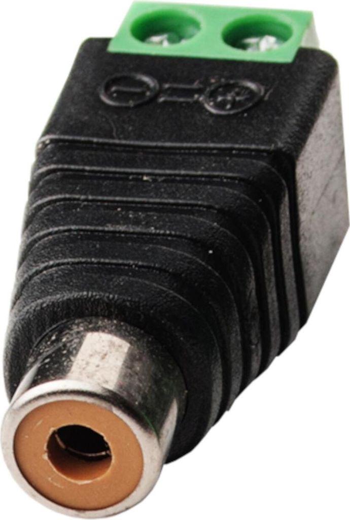 DC BNC Cinch Klinke Steckverbinder Stecker Buchse Adapter Kupplung Schraubklemme - Typ: Cinch - Variante: Cinch Buchse - Menge: 1 x Buchse