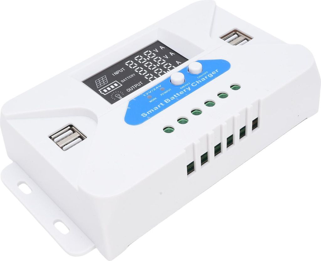 10A Solarladeregler Automatische Anpassung USB Solarpanel Batterieregler für Handys Tablets MP3 Player