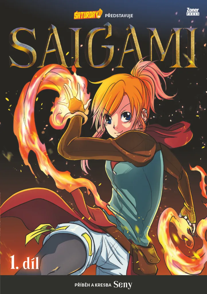 Manga Saigami Tome 1 Renaissance par le Feu Seny - Shonen Fantastique