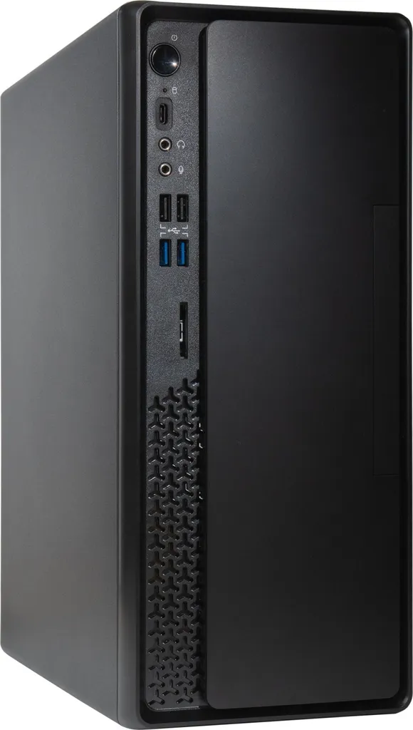Case Chieftec Uni BS-10B-300 Nero | Micro-ATX 300W | USB-C Frontale