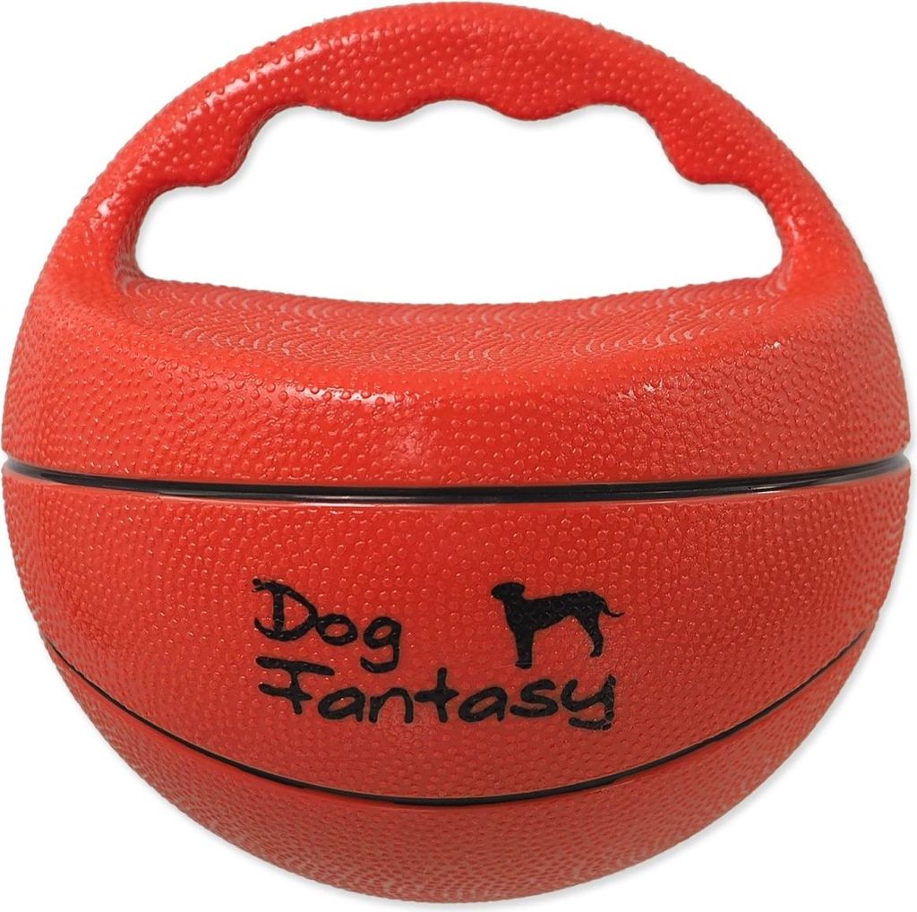 Jouet DOG FANTASY Balle avec poignée couinant 15 cm Image du produit 