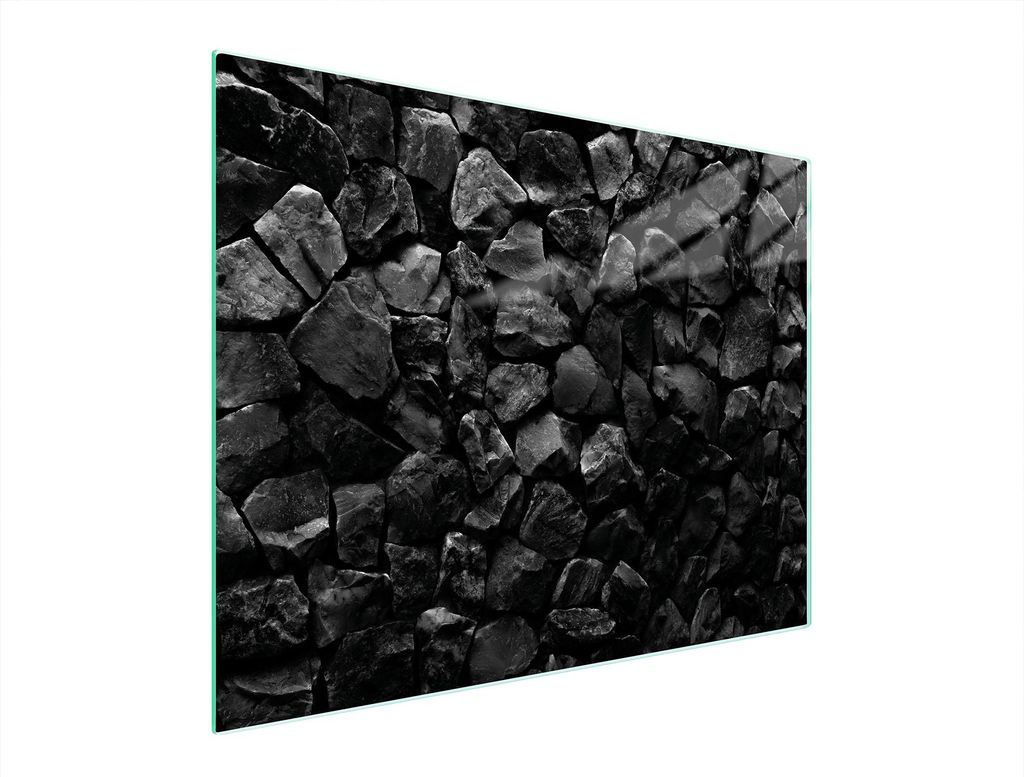 Glasschneidebrett 52x40 Steine