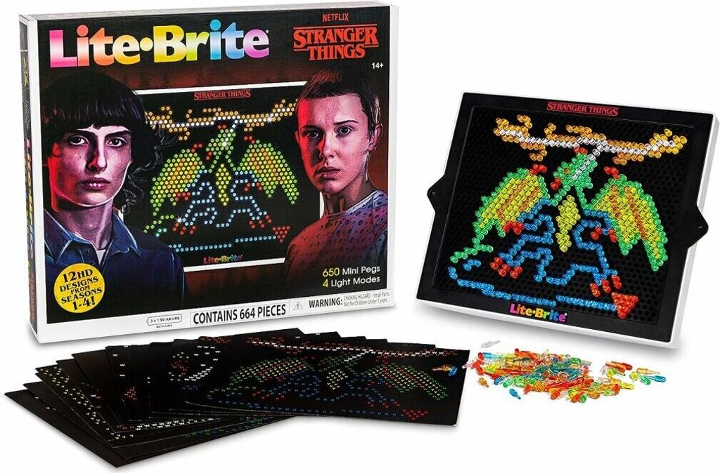 Netflix - Oficjalny Akcesorium Lite Brite Gra inspirowana Stranger Things