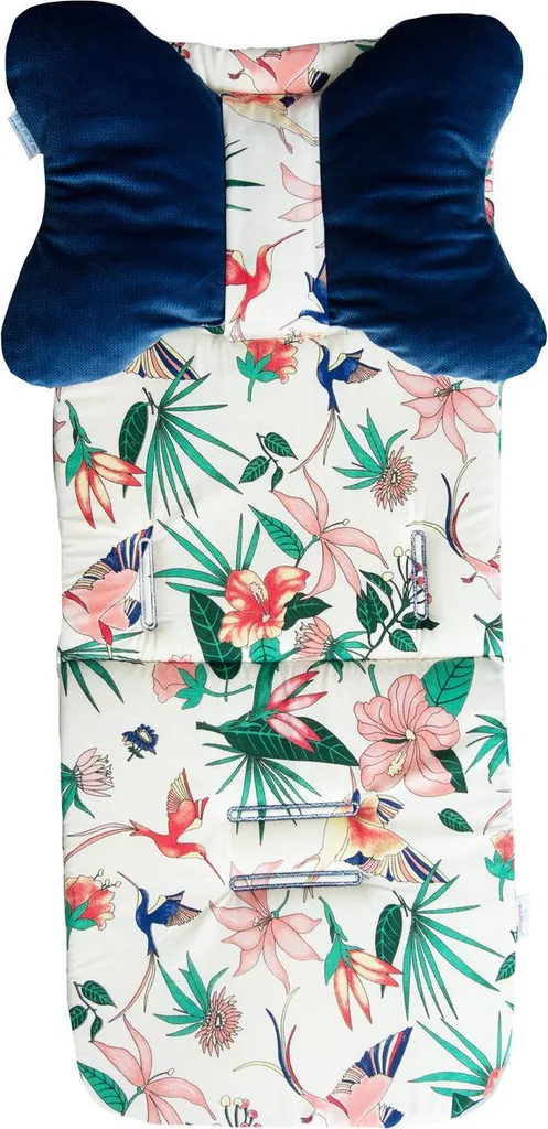 Réducteur de Pression Iris 32x75 cm pour Siège Auto avec Motif Floral