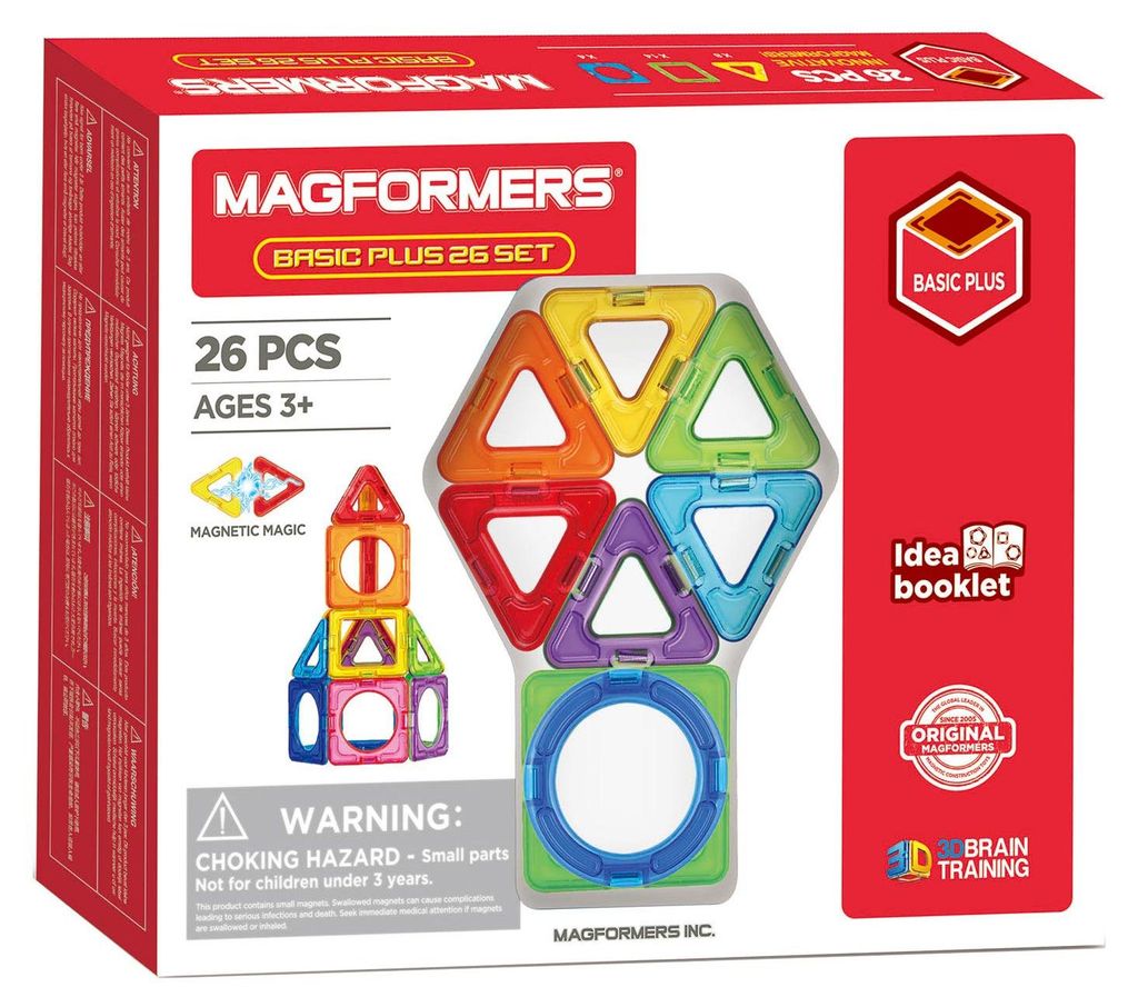 MAGFORMERS magnetisches Bauset Basisset Plus 26-teilig Spielzeug