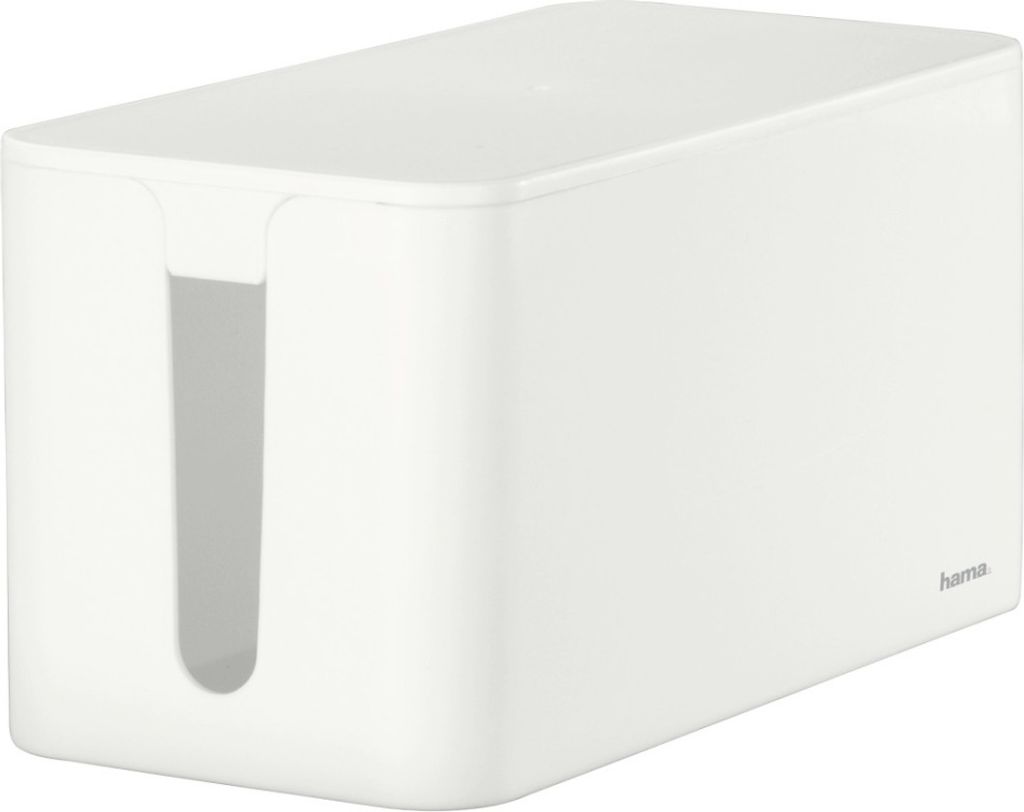 Hama Kabelbox „Mini“ mit Deckel & Gummifüßen (Organizer zur Produktbild