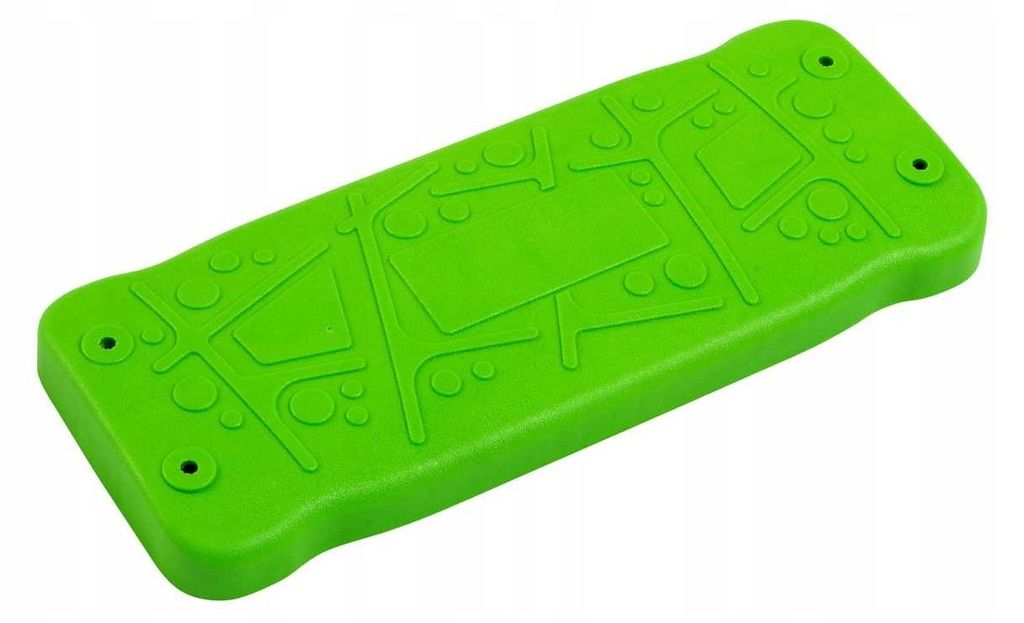 Siège Planche Balançoire Jouet Vert 44x16.5cm/17.3x6.5in Accessoire de divertissement pour enfants Intérieur Extérieur - Jeux - Jouets