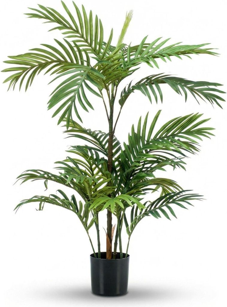 Palm Phoenix Kunstpflanze – ca.90cm – Realistische künstliche Palme – Pflegefreie Deko Pflanze für Wohnzimmer Büro Flur & Gastronomie