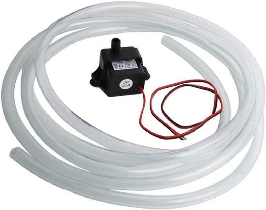 Pompe miniature silencieuse DC avec tuyau 8mm pour aquarium et fontaine