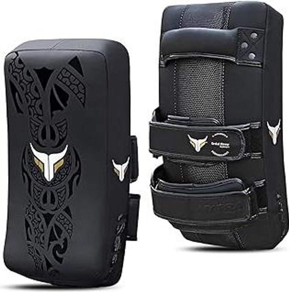 Mytra Fusion schlagpolster gebogen Kick Pads MMA, Kampfsport, Karate Kneifen Kickboxen pratzen