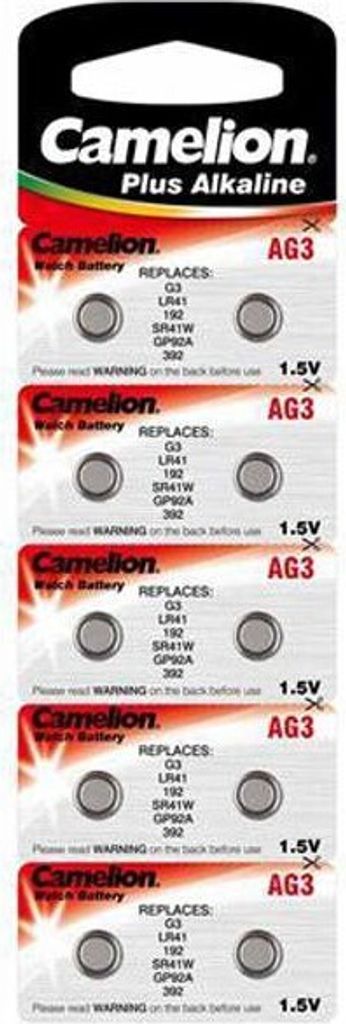 Batterie Camelion Alkaline AG3 (10 St.) Produktbild 