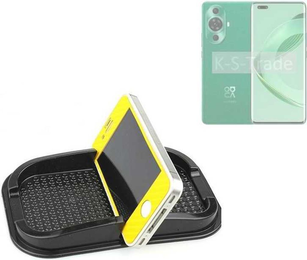K-S-Trade Auto Anti Rutsch Matte Smartphone-Halter kompatibel mit Huawei nova 11 Ultra Haft Pad Armaturenbrett Handy-Halterung Silikon