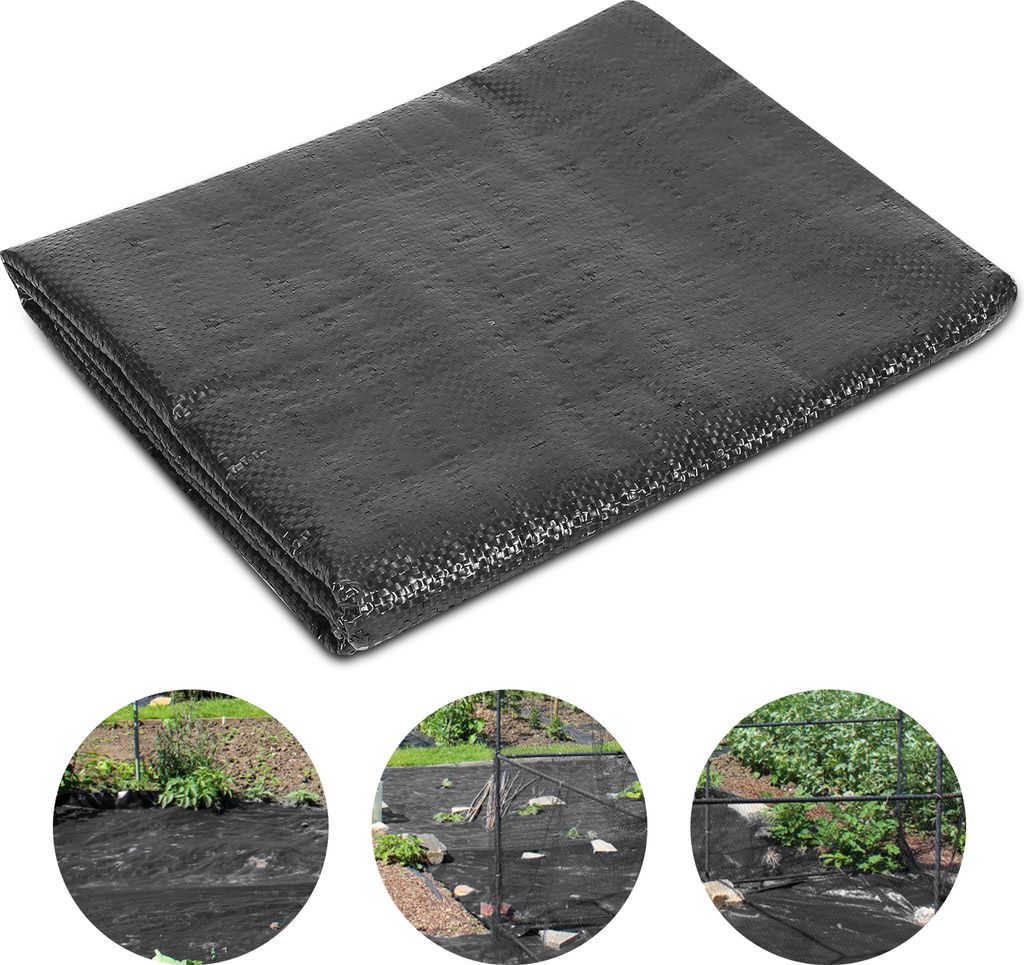 Unkrautvlies Gartenvlies 1m x 10m, 90g/m², Pflanzenschutz, Produktbild 